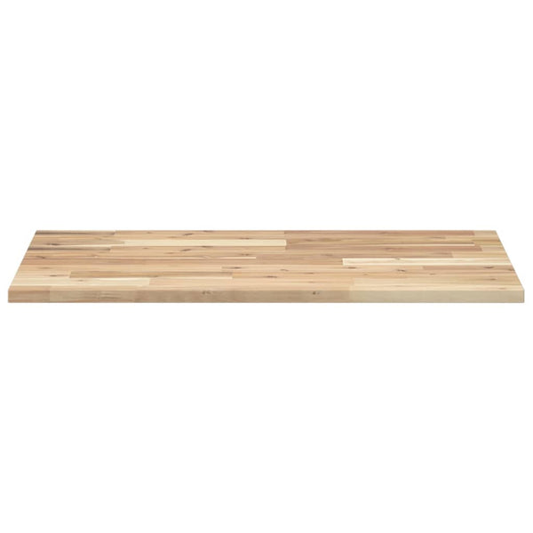 Kylpyhuoneen pöytälevy 60x50x2 cm käsittelemätön täysi akasia