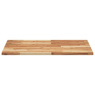 Kylpyhuoneen pöytälevy 100x60x2 cm öljytty täysi akasiapuu