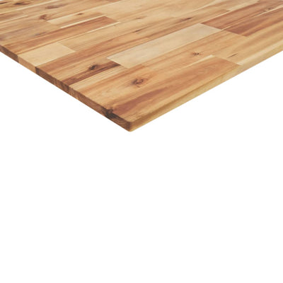 Kylpyhuoneen pöytälevy 100x60x2 cm öljytty täysi akasiapuu