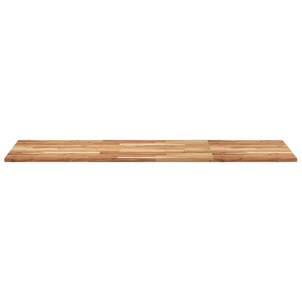 Kylpyhuoneen pöytälevy 120x60x2 cm öljytty täysi akasiapuu