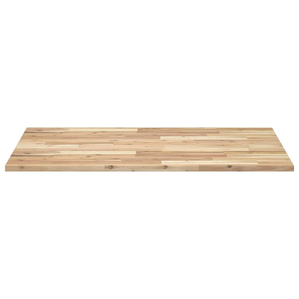 Pöytälevy käsittelemätön 80x70x2 cm massiivipuu akaasia