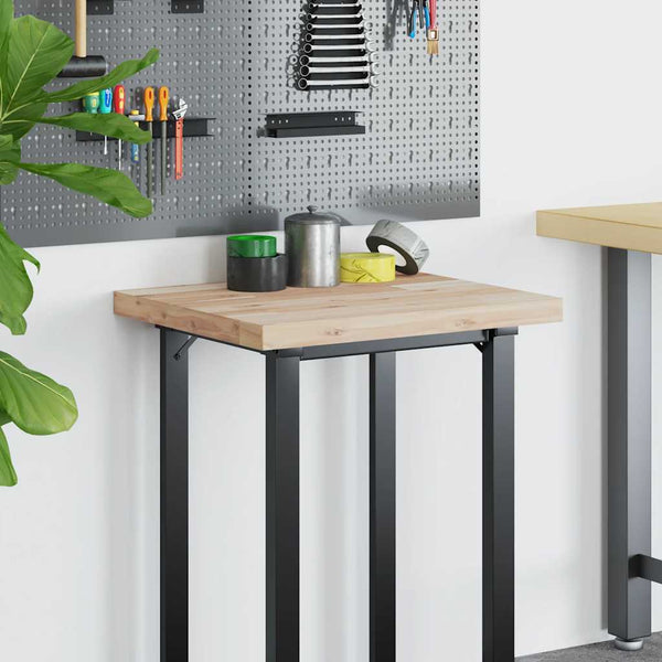 Pöytälevy 80x50x4 cm käsittelemätön täysi akasiapuu