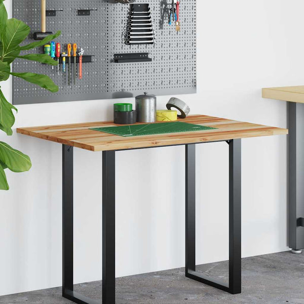 Pöytälevy 120x70x2 cm öljytty täysi akasiapuu