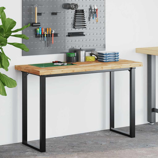 Pöytälevy 120x60x4 cm öljytty täysi akasiapuu