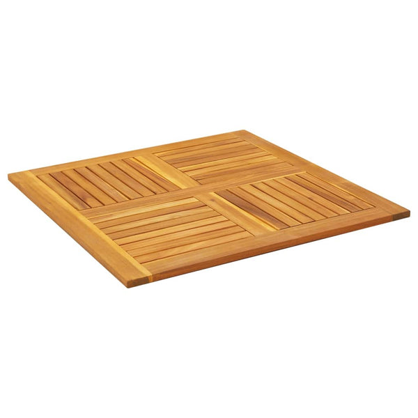 Pöytälevy 90x90x2,2 cm neliö täysi akasiapuu