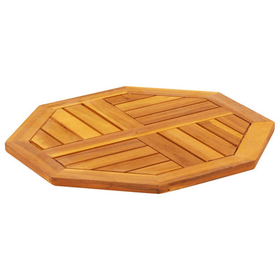 Pöytälevy 50x50x2 cm Kahdeksankulmainen massiivipuu akaasia