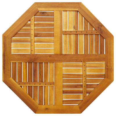 pöytälevy 90x90x2,2 cm kahdeksankulmainen massiivipuu akaasia