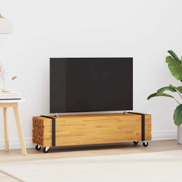 TV-teline Ruskea 110 x 30 x 30 cm Tiikkipuu
