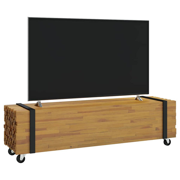 TV-teline Ruskea 110 x 30 x 30 cm Tiikkipuu