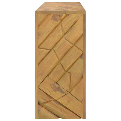 konsolipöytä 110x35x75 cm massiivipuuta tiikiä
