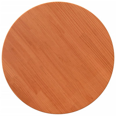 Pöytälevy pyöreä vahanruskea Ø60x2,5 cm täysi mänty
