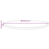 Pöytälevy pyöreä vahanruskea Ø80x2,5 cm täysi mänty