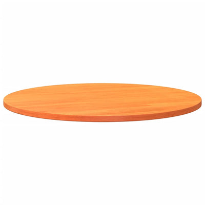 Pöytälevy pyöreä vahanruskea Ø90x2,5 cm täysi mänty