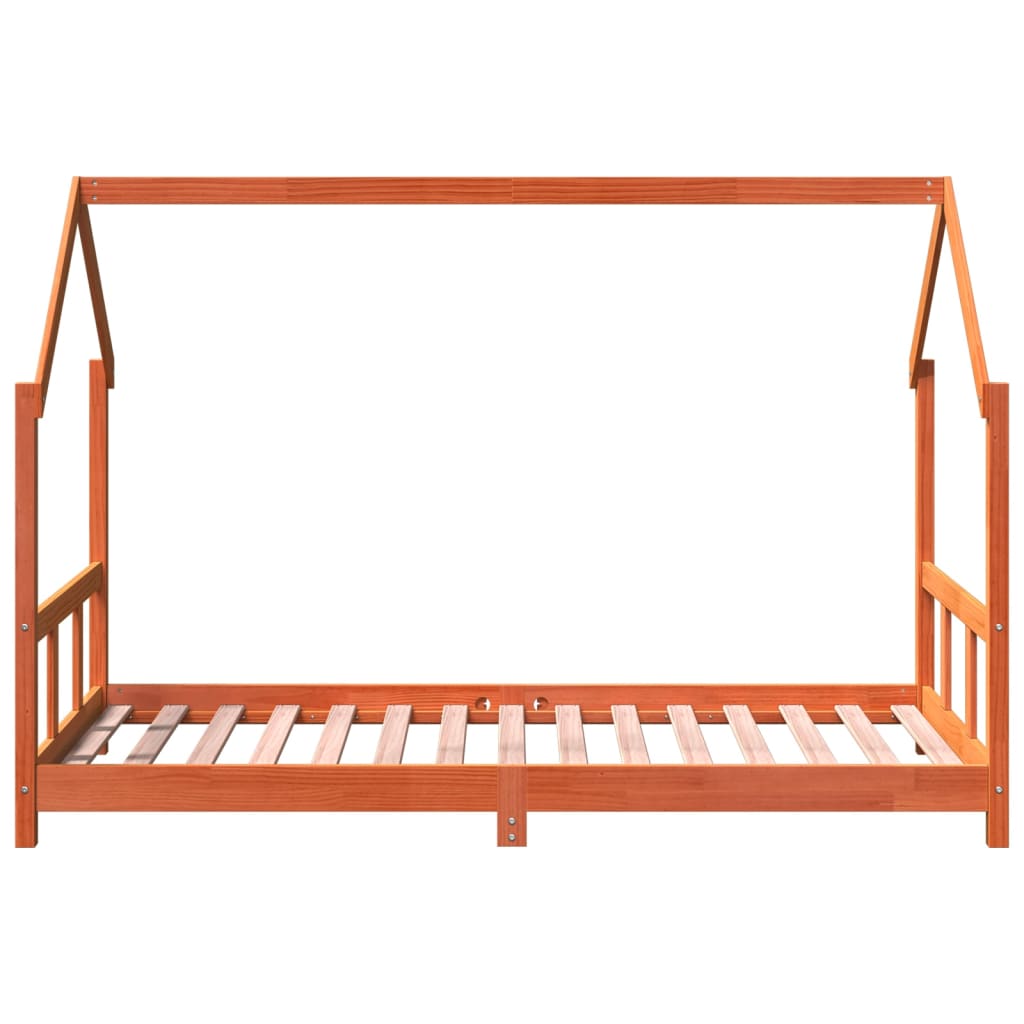 Vahanruskea lasten sängynrunko Eogenica 90x190cm (mänty)