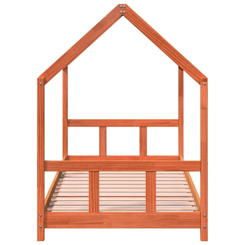 Vahanruskea lasten sängynrunko Eogenica 90x190cm (mänty)