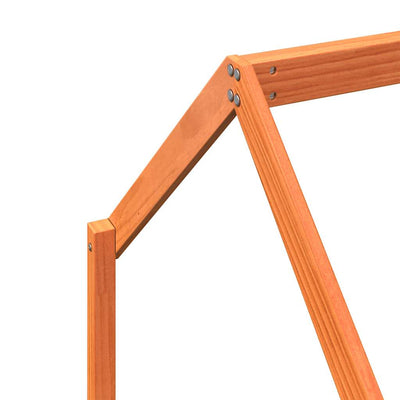 Vahanruskea lasten sängynrunko Eogenica 90x190cm (mänty)