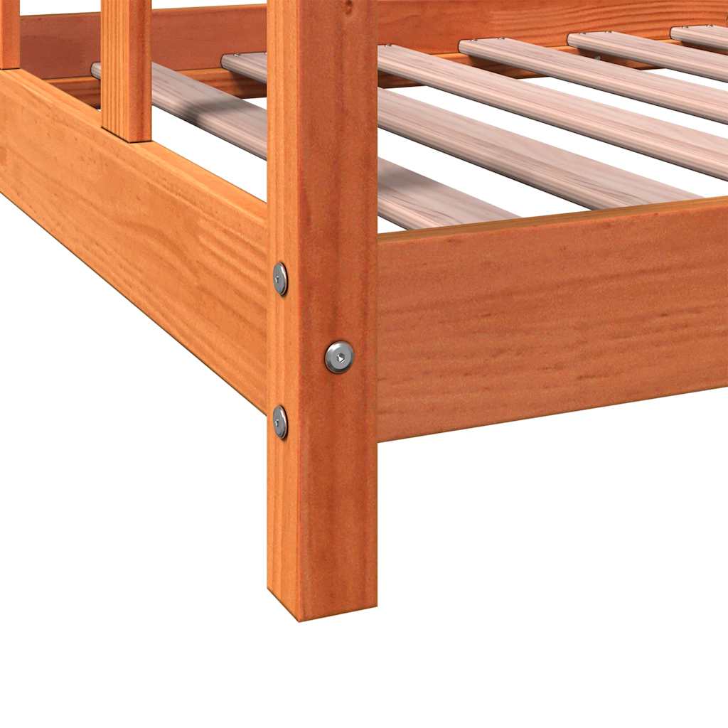 Vahanruskea lasten sängynrunko Eogenica 90x190cm (mänty)