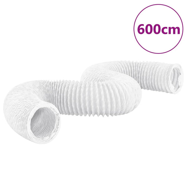 6 m pitkä PVC ilmanpoistokanava Ø20 cm