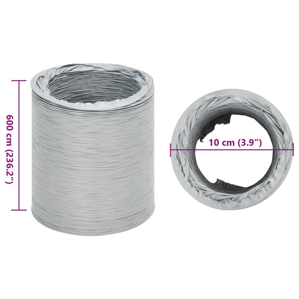 Ilmanpoistokanava PVC 6 m Ø10 cm