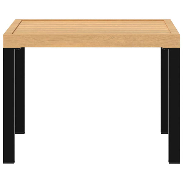 Musta ulkosohvapöytä Thetu 55x55x39,5cm (jauhemaalattu teräs)
