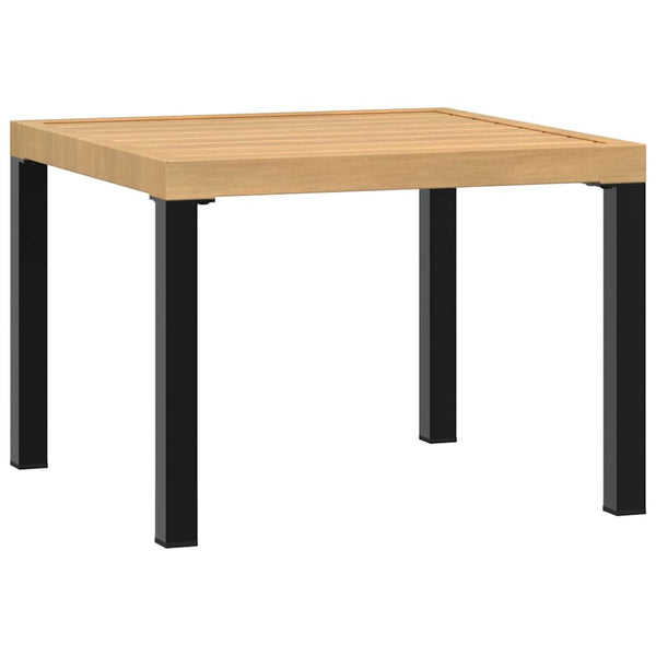 Musta ulkosohvapöytä Thetu 55x55x39,5cm (jauhemaalattu teräs)