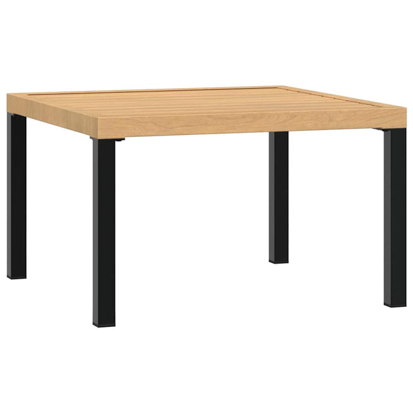 Musta ulkosohvapöytä Monea 65x65x40cm (alumiini)