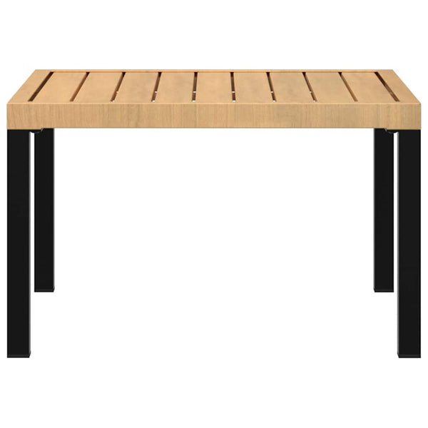 Musta ulkosohvapöytä Monea 65x65x40cm (alumiini)