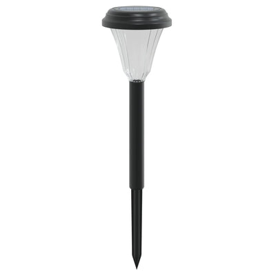 Valkoinen ulkovalo aurinkopaneeli / maapiikki Bulacu 12 kpl