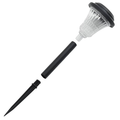 Valkoinen ulkovalo aurinkopaneeli / maapiikki Bulacu 12 kpl