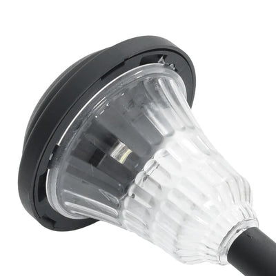 Valkoinen ulkovalo aurinkopaneeli / maapiikki Bulacu 12 kpl