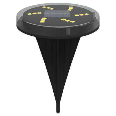 Lämmin valkoinen maavalo aurinkopaneeli / maapiikki Dobos 4 kpl