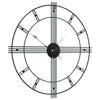 Musta seinäkello Sechip Ø60cm (rauta)