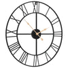 Musta seinäkello Zekai Ø50cm (rauta)