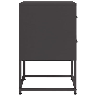 Musta yöpöytä Lizetta 36x39x60,5cm (teräs)