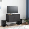 TV-taso musta 68,5x39x60,5 cm teräs