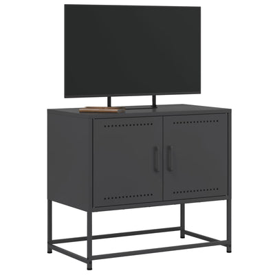 TV-taso musta 68,5x39x60,5 cm teräs