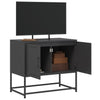 TV-taso musta 68,5x39x60,5 cm teräs