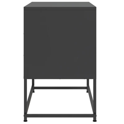 TV-taso musta 68,5x39x60,5 cm teräs