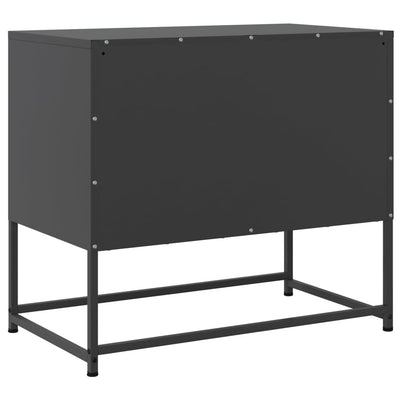 TV-taso musta 68,5x39x60,5 cm teräs