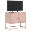 TV-taso pinkki 68,5x39x60,5 cm teräs