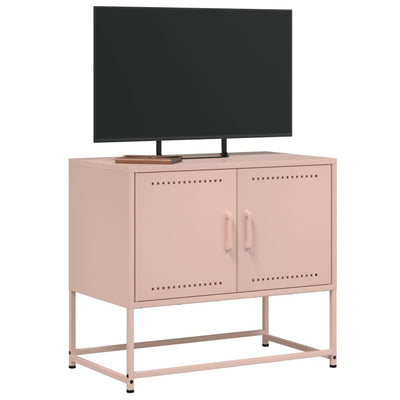 TV-taso pinkki 68,5x39x60,5 cm teräs