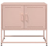 TV-taso pinkki 68,5x39x60,5 cm teräs
