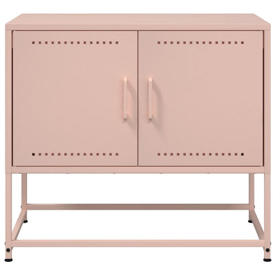 TV-taso pinkki 68,5x39x60,5 cm teräs