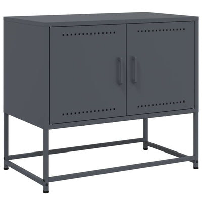 TV-taso antrasiitti 68,5x39x60,5 cm teräs