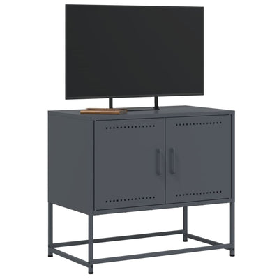 TV-taso antrasiitti 68,5x39x60,5 cm teräs