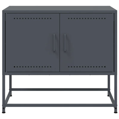 TV-taso antrasiitti 68,5x39x60,5 cm teräs