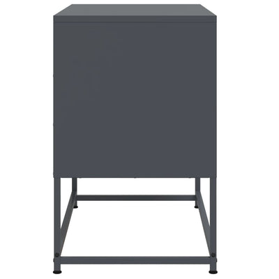 TV-taso antrasiitti 68,5x39x60,5 cm teräs