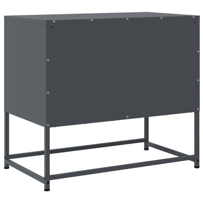 TV-taso antrasiitti 68,5x39x60,5 cm teräs