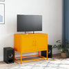 TV-taso sinapinkeltainen 68,5x39x60,5 cm teräs