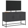 TV-taso musta 100,5x39x60,5 cm teräs